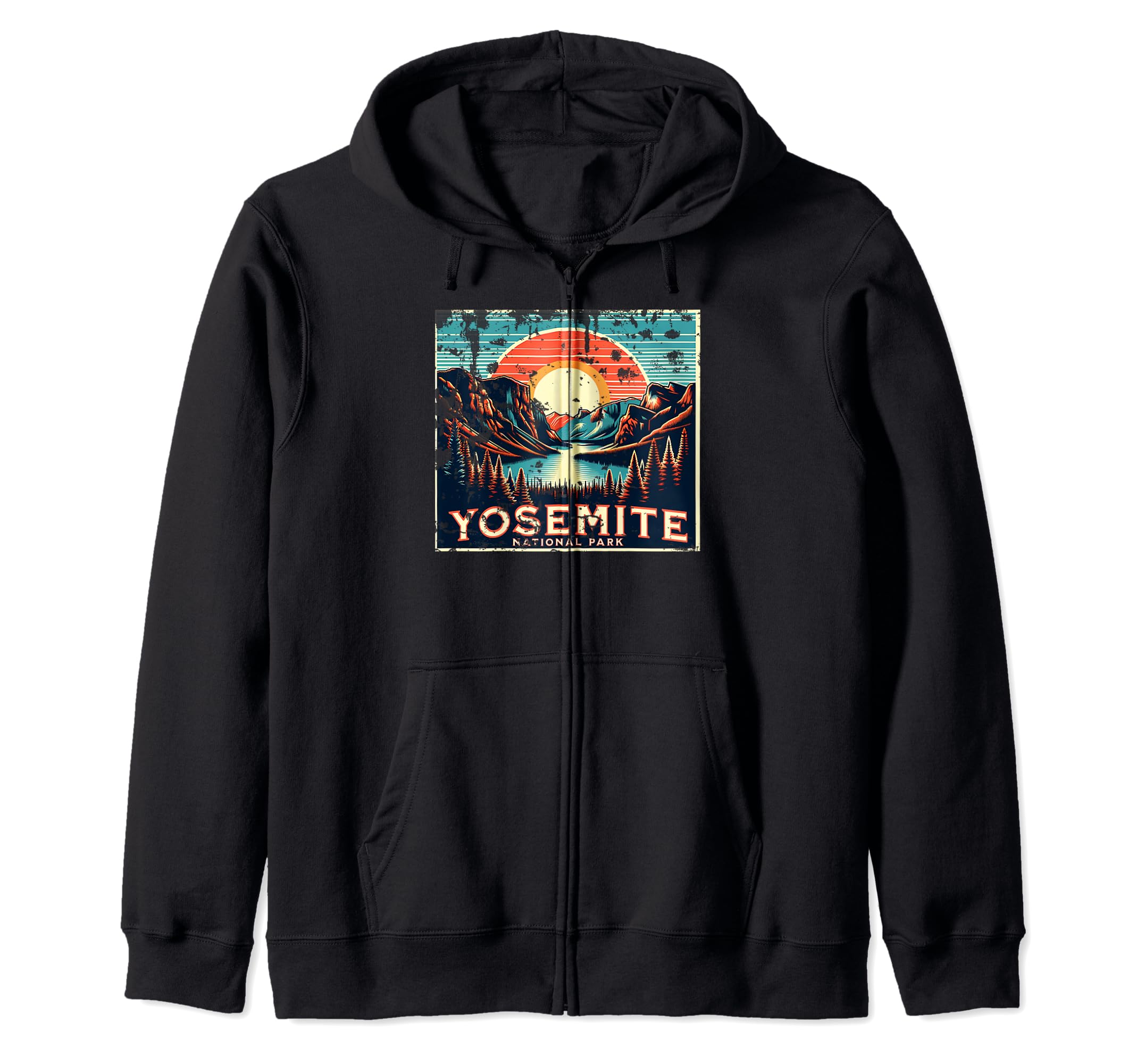Yosemite National Park California Usa Hoodie - Casual Everyday Wear Unisex - T-Shirt, Sweatshirt, Hoodie