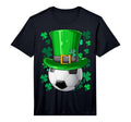 Soccer St Patricks Day Irish Soccer T-Shirt - Custom Art Print Men Women - T-Shirt, Sweatshirt, Hoodie