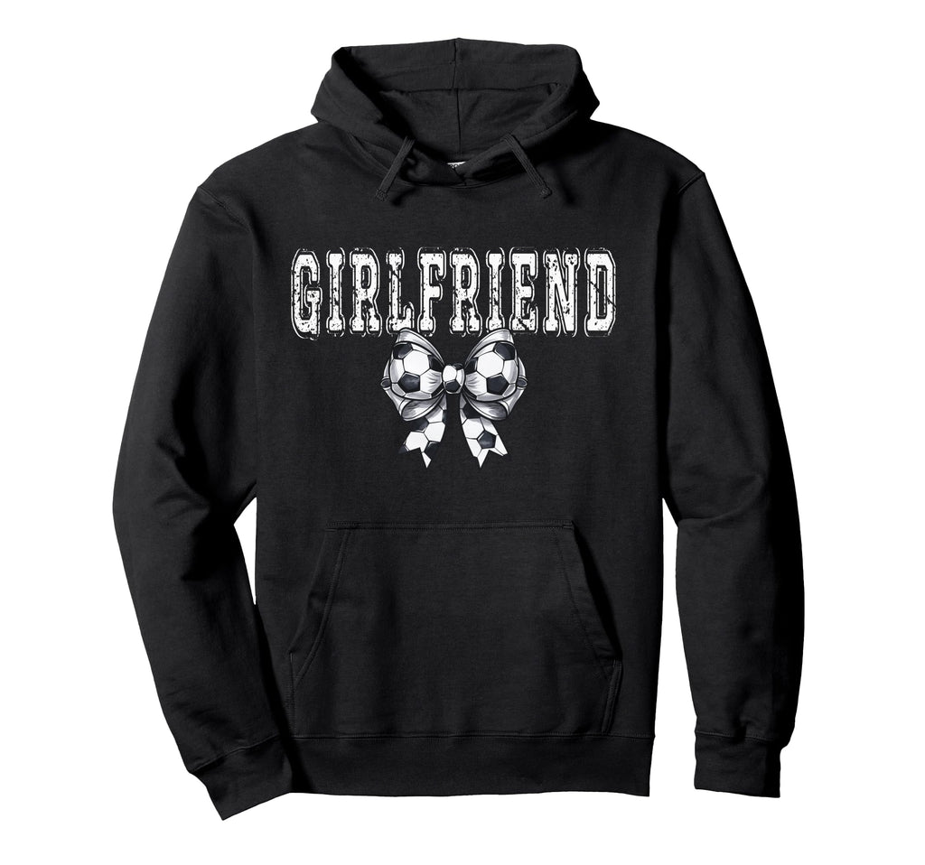 Coquette Soccer Girlfriend Spirit Hoodie - Unique Graphic for Adults - T-Shirt, Sweatshirt, Hoodie