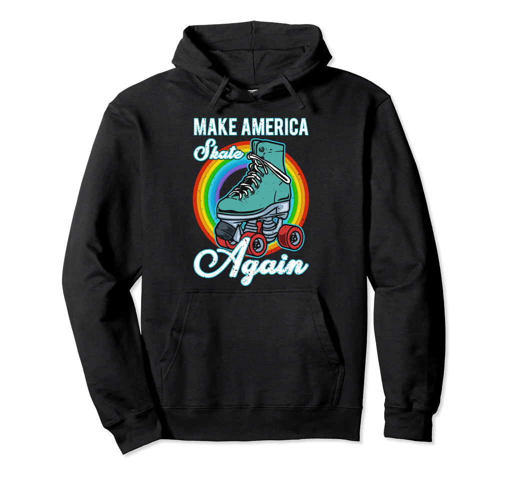 Roller Skate Derby Hoodie - Graphic Print Men Women - T-Shirt, Sweatshirt, Hoodie