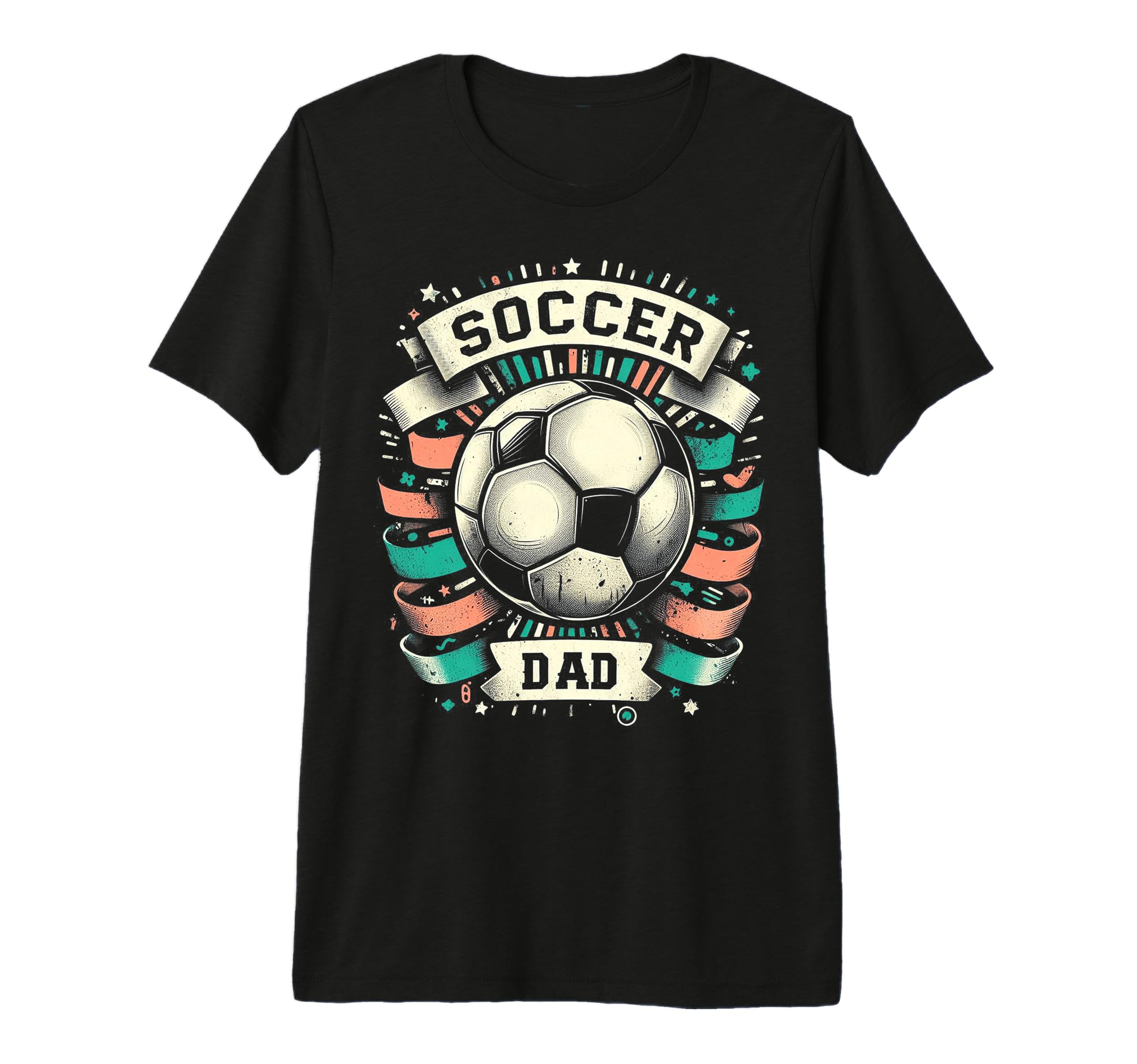 Soccer Dad Family Matching Dad Fathers T-Shirt - Custom Art Print Unisex - T-Shirt, Sweatshirt, Hoodie