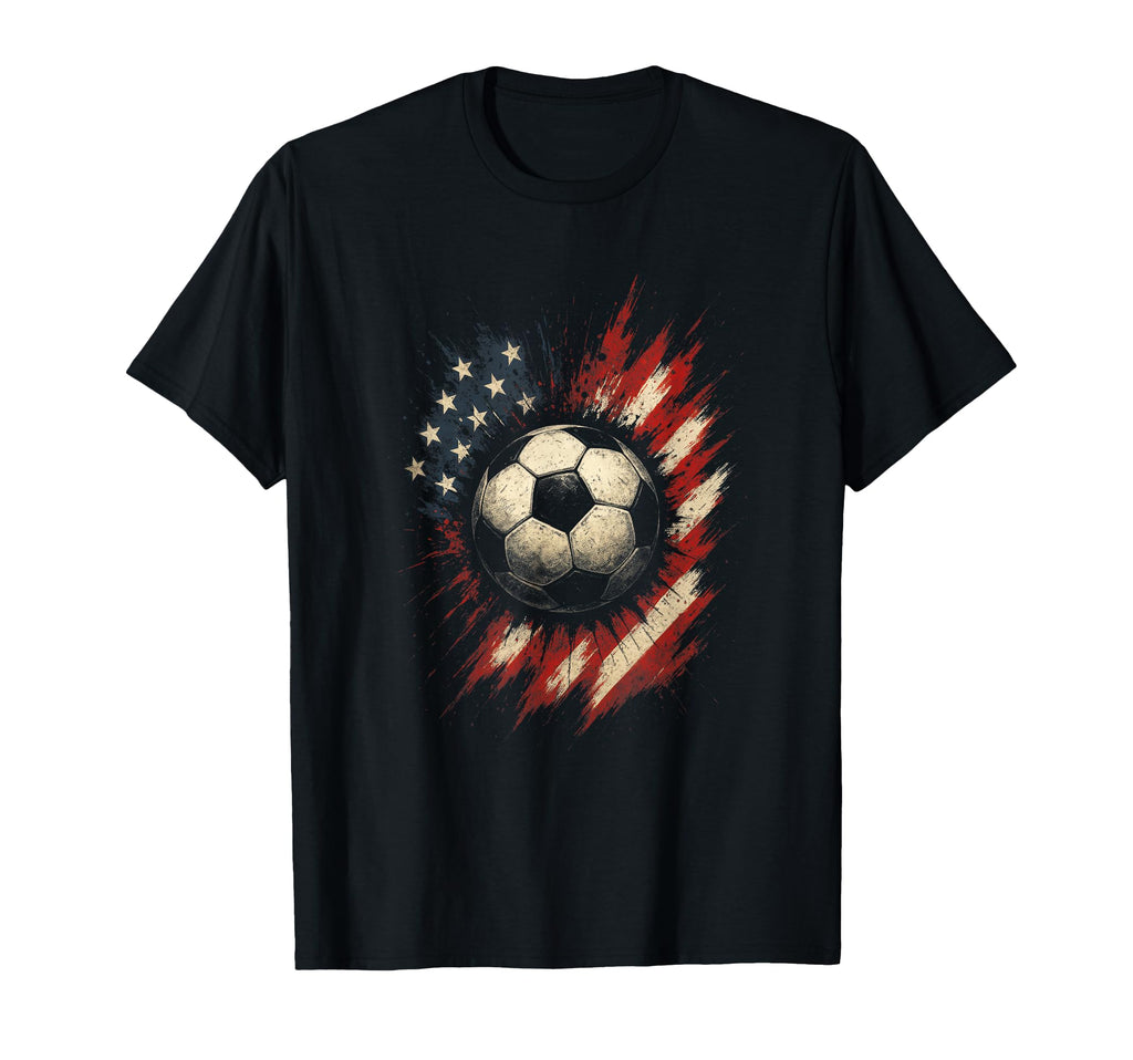 Soccer Flag American Sport T-Shirt - Streetwear Style Unisex - T-Shirt, Sweatshirt, Hoodie