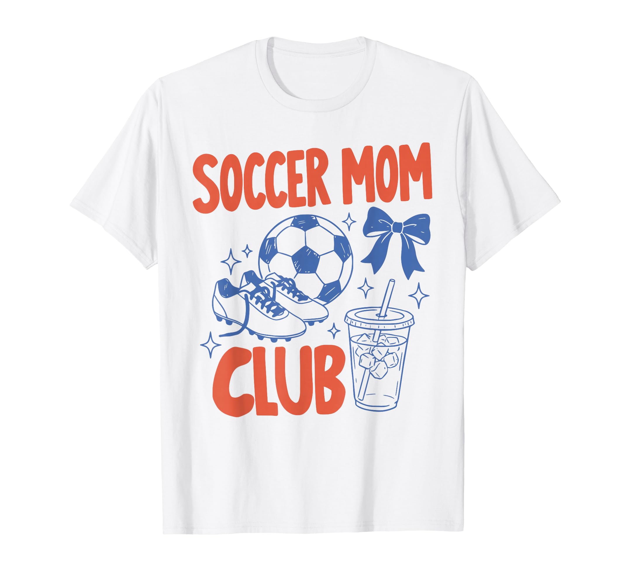 Funny Soccer Moms Club Coffee T-Shirt - Fun Novelty Design Men Women - T-Shirt, Sweatshirt, Hoodie