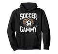 Soccer Gammy Leopard Heart Hoodie - Novelty Apparel Men Women - T-Shirt, Sweatshirt, Hoodie