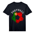 Portugal Flag Ball Portuguese Soccer Player T-Shirt - Graphic Print Unisex - T-Shirt, Sweatshirt, Hoodie