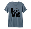 Love Soccer Tri Blend T-Shirt - Unique Graphic Unisex - T-Shirt, Sweatshirt, Hoodie
