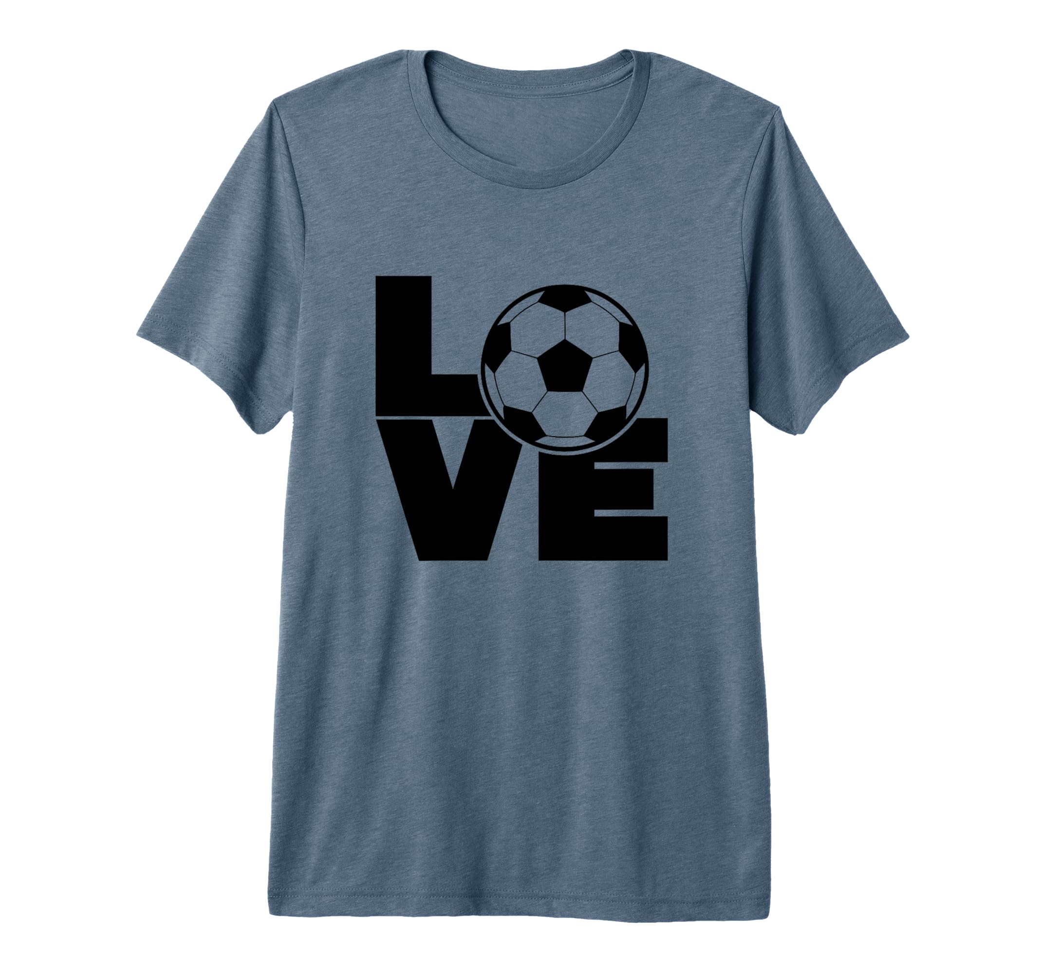 Love Soccer Tri Blend T-Shirt - Unique Graphic Unisex - T-Shirt, Sweatshirt, Hoodie