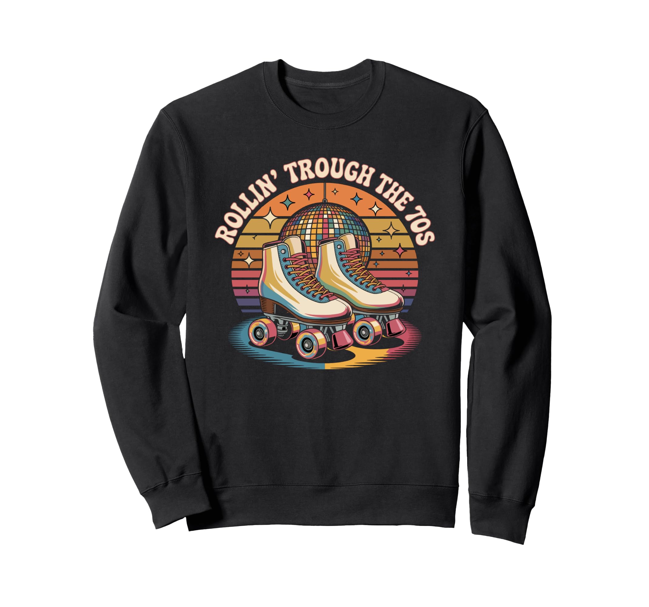 Roller Skate Roller Skating 70S Sweatshirt - Novelty Apparel Unisex - T-Shirt, Sweatshirt, Hoodie