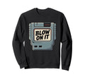 Game Cartridge Blow It 80S 90S Art Sweatshirt - Minimalist Print Unisex - T-Shirt, Sweatshirt, Hoodie