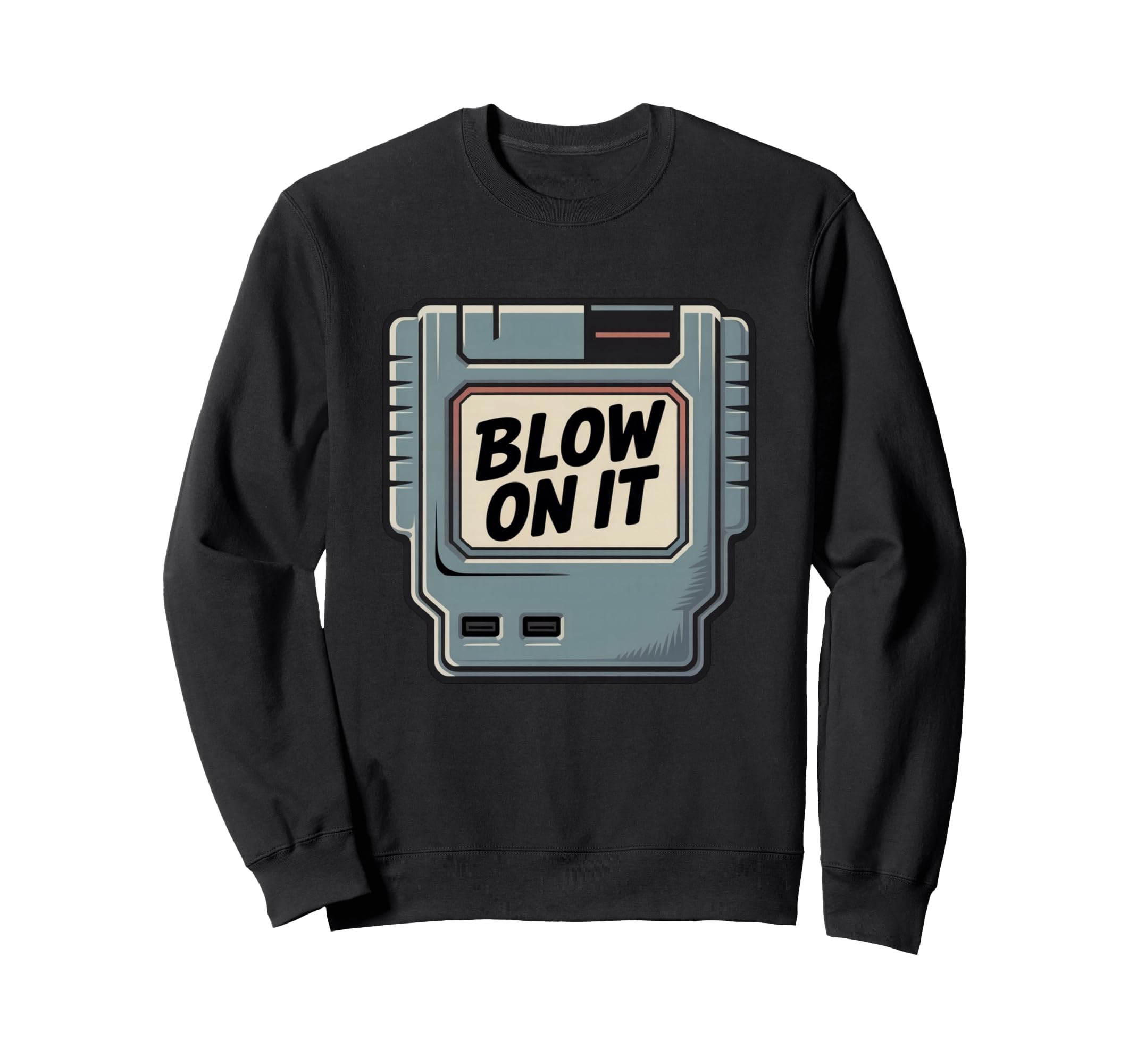 Game Cartridge Blow It 80S 90S Art Sweatshirt - Minimalist Print Unisex - T-Shirt, Sweatshirt, Hoodie