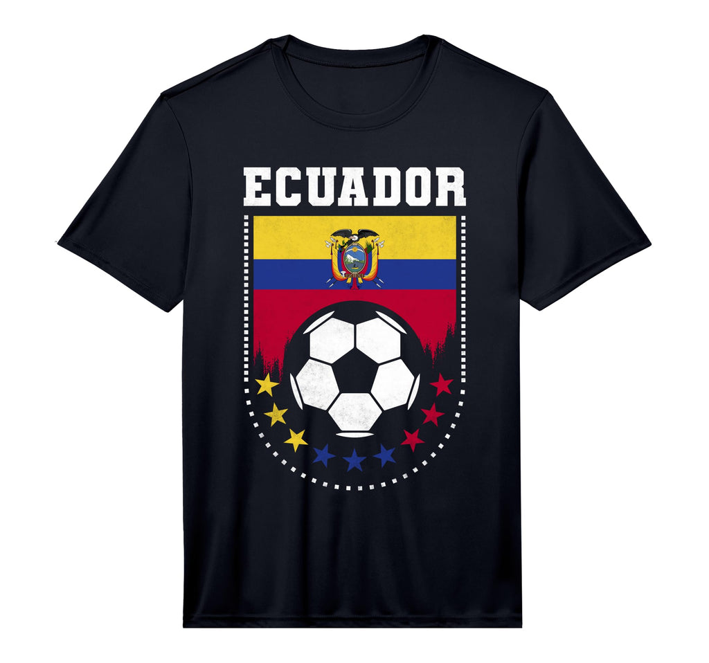Ecuador Flag Soccer Fan Performance T-Shirt - Minimalist Print for Adults - T-Shirt, Sweatshirt, Hoodie
