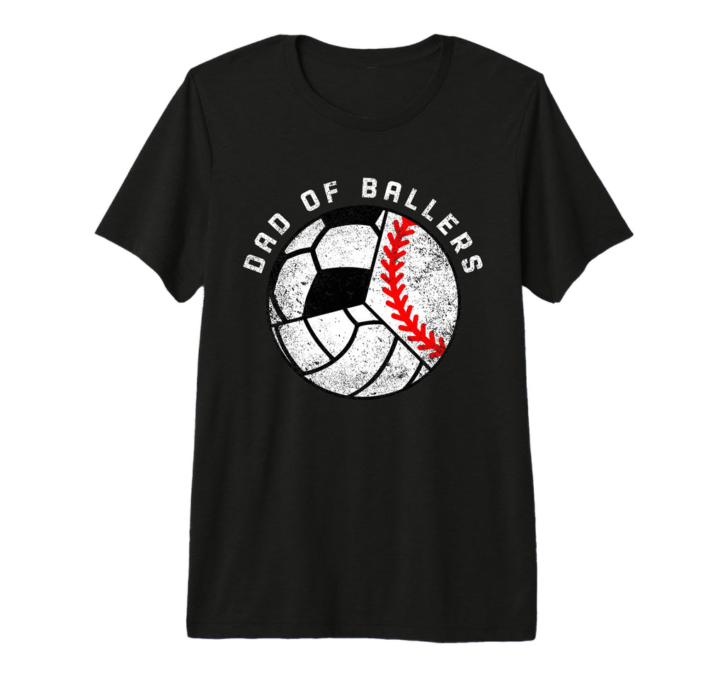Mens Dad Ballers Funny Baseball T-Shirt - Trendy Graphic Men Women - T-Shirt, Sweatshirt, Hoodie