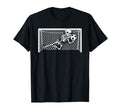 Skeleton Soccer Goal Keeper Halloween T-Shirt - Novelty Apparel Unisex - T-Shirt, Sweatshirt, Hoodie