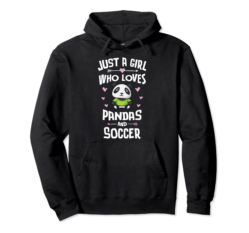 Pandas And Soccer Gift Hoodie - Streetwear Style Unisex - T-Shirt, Sweatshirt, Hoodie