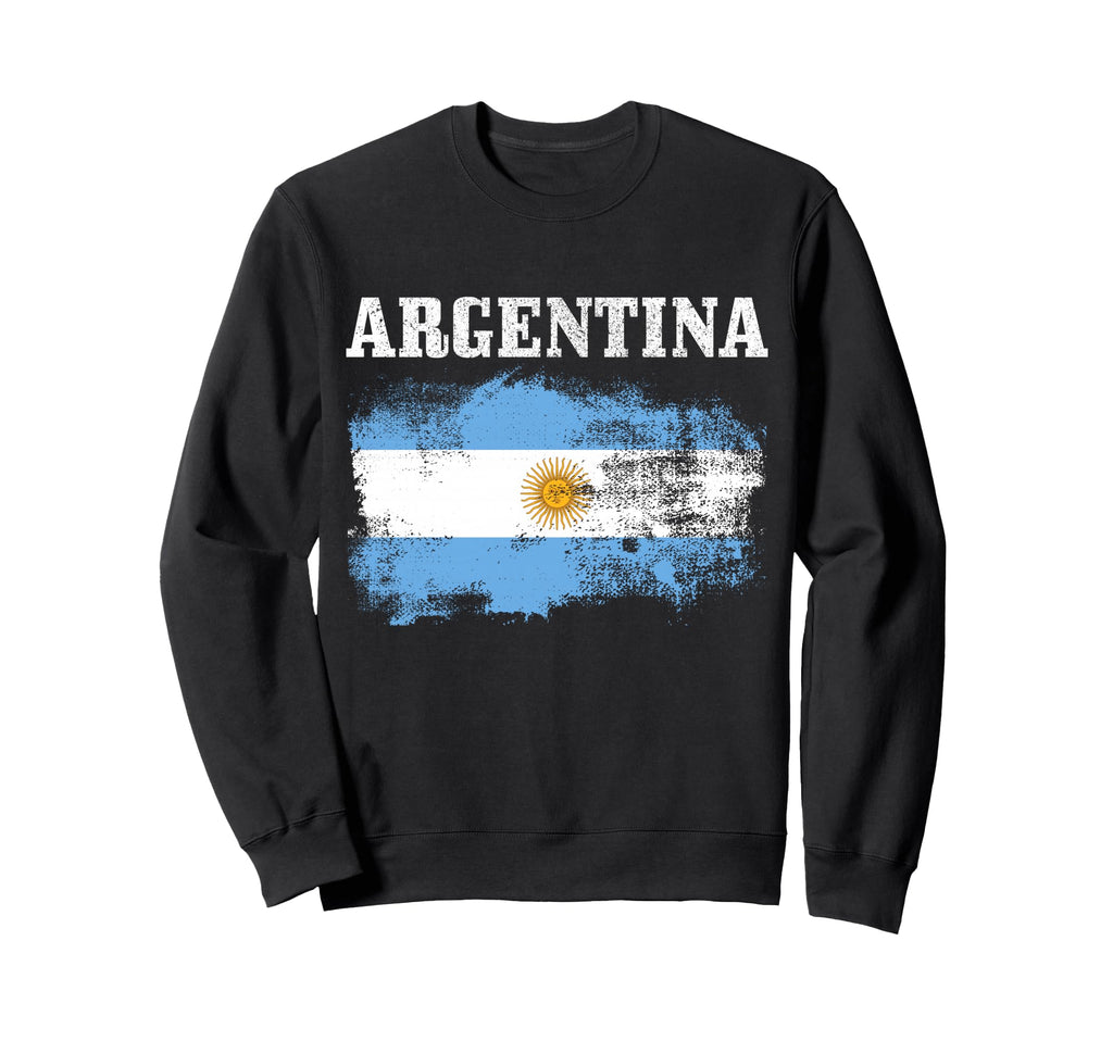 Argentina Flag Argentine Pride Sweatshirt - Casual Everyday Wear Men Women - T-Shirt, Sweatshirt, Hoodie