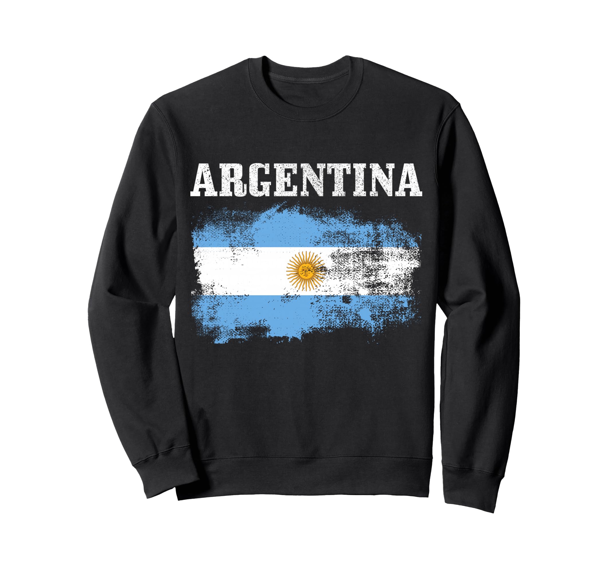 Argentina Flag Argentine Pride Sweatshirt - Casual Everyday Wear Men Women - T-Shirt, Sweatshirt, Hoodie