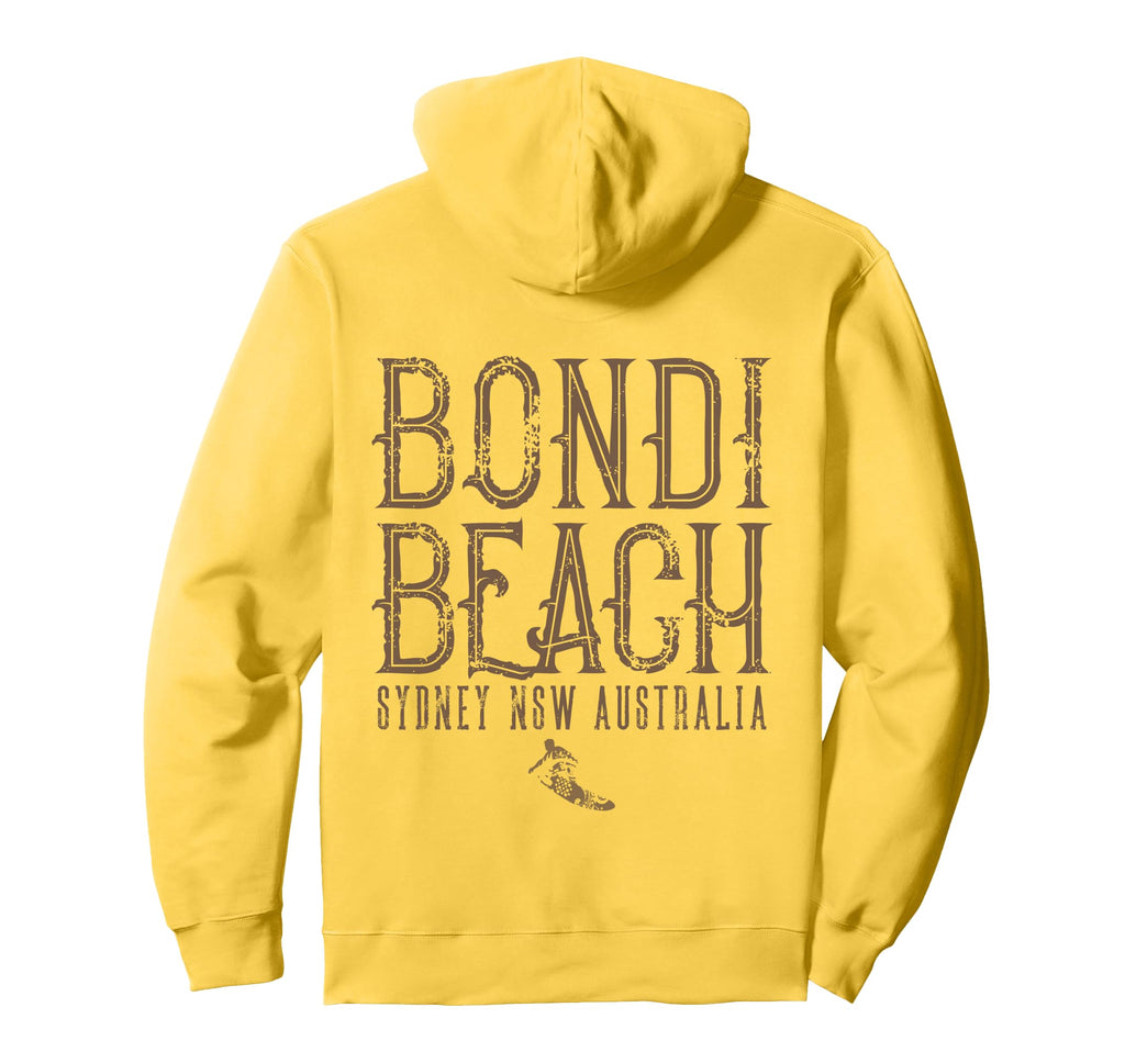 Bondi Beach Surf Australia Surfing Hoodie - Unique Graphic for Adults - T-Shirt, Sweatshirt, Hoodie