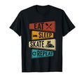 Eat Sleep Skate Repeat Funny T-Shirt - Casual Everyday Wear Men Women - T-Shirt, Sweatshirt, Hoodie