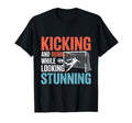 Soccer Kicking And Running While T-Shirt - Novelty Apparel Men Women - T-Shirt, Sweatshirt, Hoodie