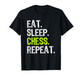 Eat Sleep Chess Repeat Lover Player T-Shirt - Graphic Print Men Women - T-Shirt, Sweatshirt, Hoodie