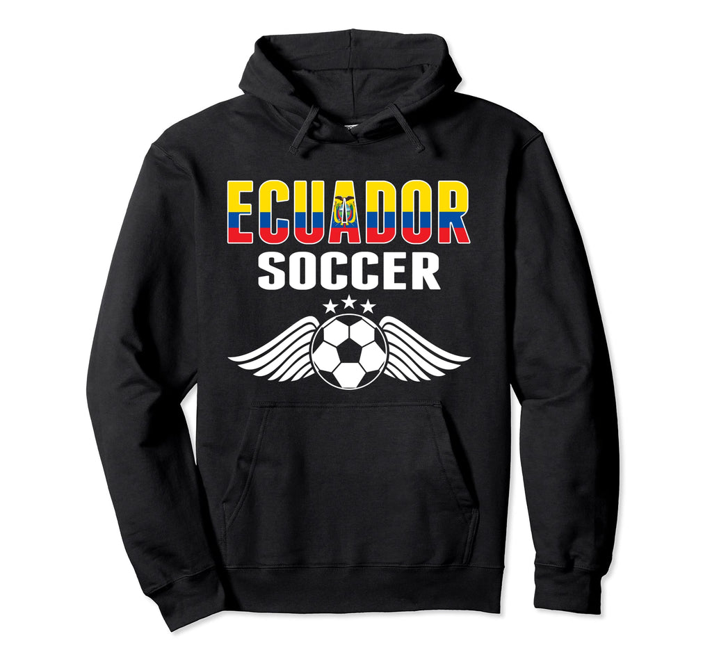 Ecuador Soccer Fans Jersey Ecuadorean Flag Hoodie - Trendy Graphic Unisex - T-Shirt, Sweatshirt, Hoodie