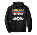 Ecuador Soccer Fans Jersey Ecuadorean Hoodie - Graphic Print for Adults - T-Shirt, Sweatshirt, Hoodie