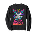 Holy Roller Skateboarding Jesus Sweatshirt - Novelty Apparel Unisex - T-Shirt, Sweatshirt, Hoodie