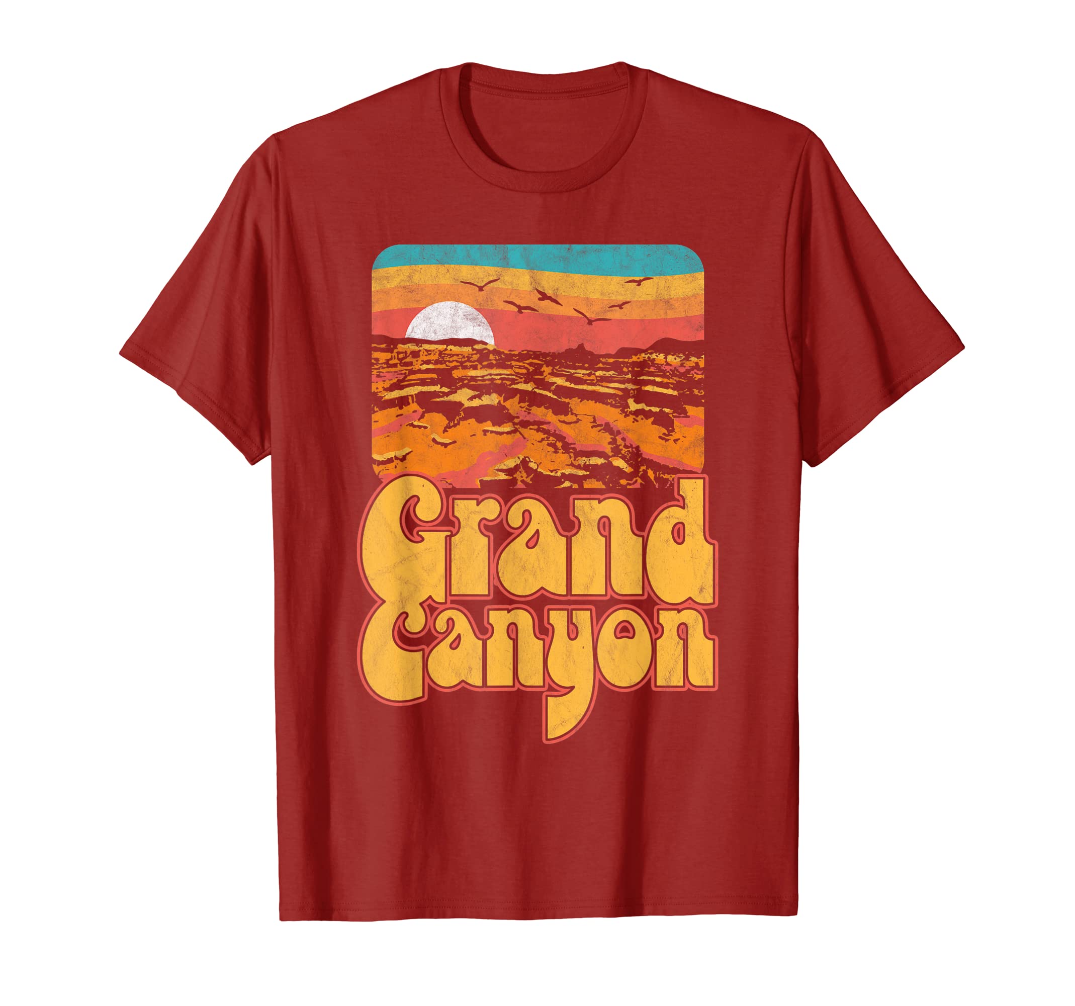 80S Grand Canyon National Park Souvenir T-Shirt - Novelty Apparel Unisex - T-Shirt, Sweatshirt, Hoodie