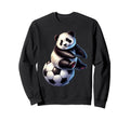 Black White Creature Soccer Ball Sweatshirt - Graphic Print for Adults - T-Shirt, Sweatshirt, Hoodie