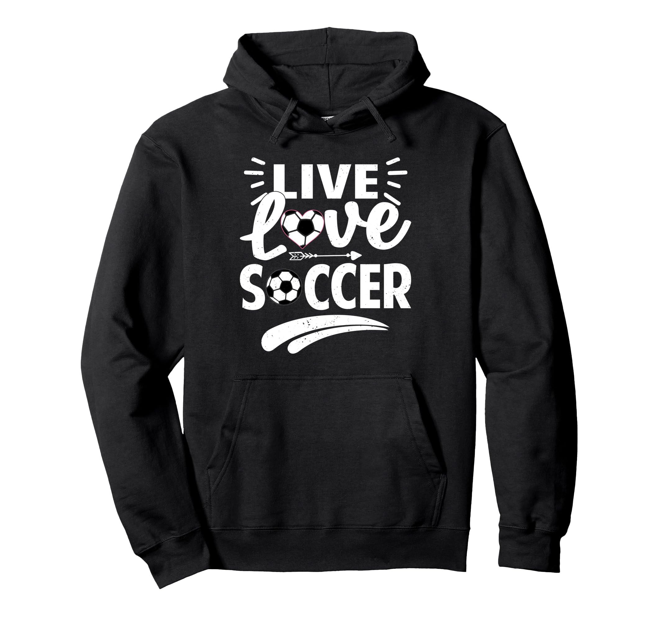 Love Live Soccer Inspirational Football Hoodie - Graphic Print Unisex - T-Shirt, Sweatshirt, Hoodie