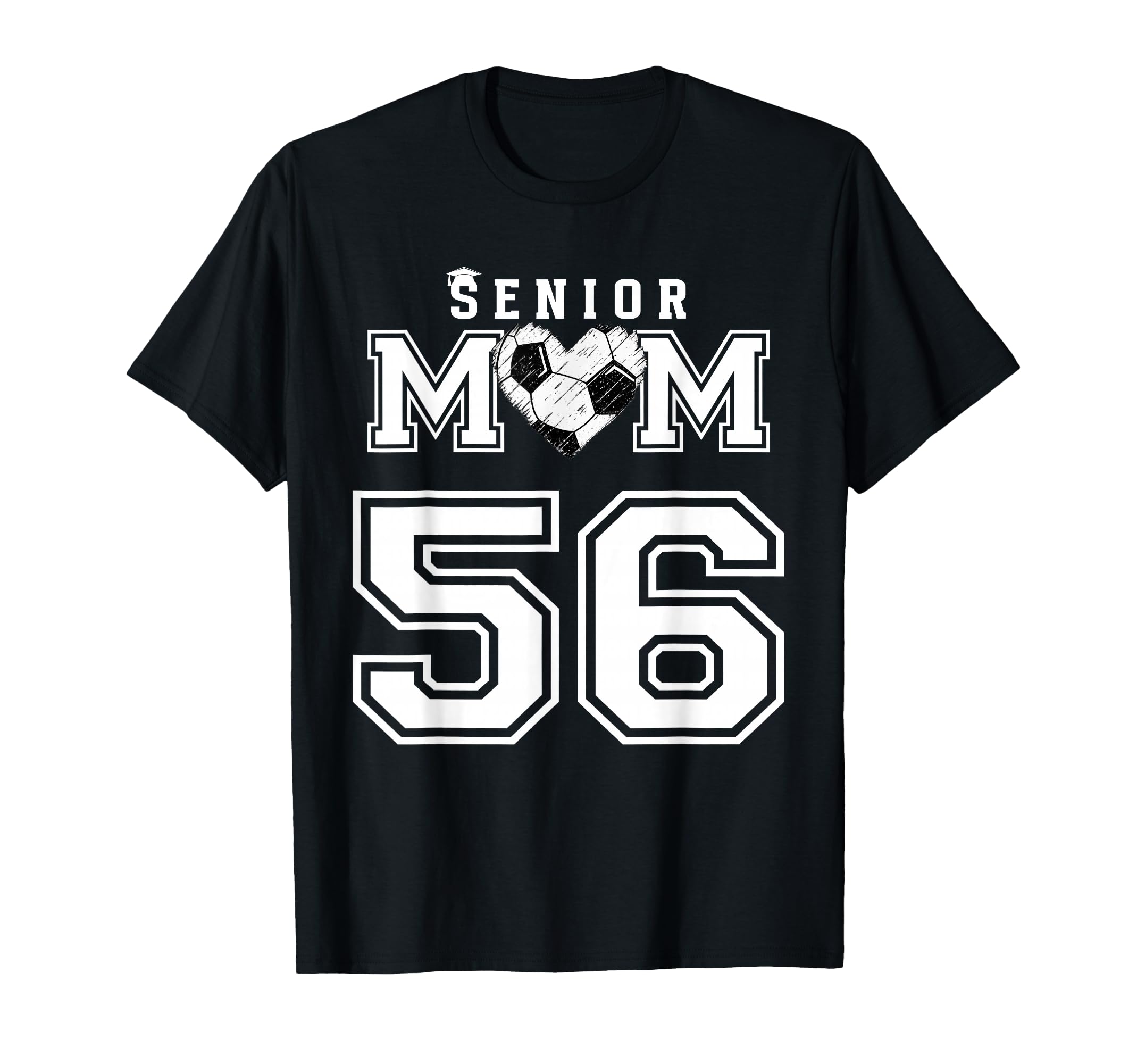 Proud Senior Soccer Mom Custom Jersey T-Shirt - Aesthetic Graphic Unisex - T-Shirt, Sweatshirt, Hoodie