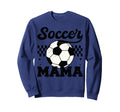 Checkered Soccer Mama Soccer Mom Sweatshirt - Streetwear Style for Adults - T-Shirt, Sweatshirt, Hoodie