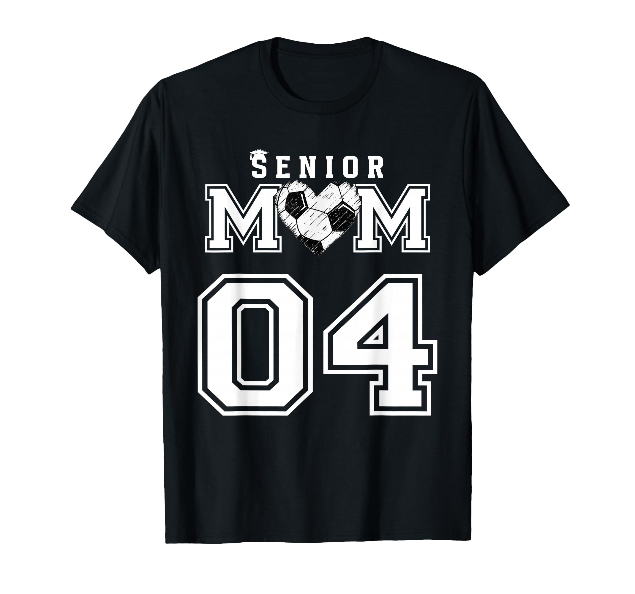 Proud Senior Soccer Mom Custom Jersey T-Shirt - Graphic Print Unisex - T-Shirt, Sweatshirt, Hoodie