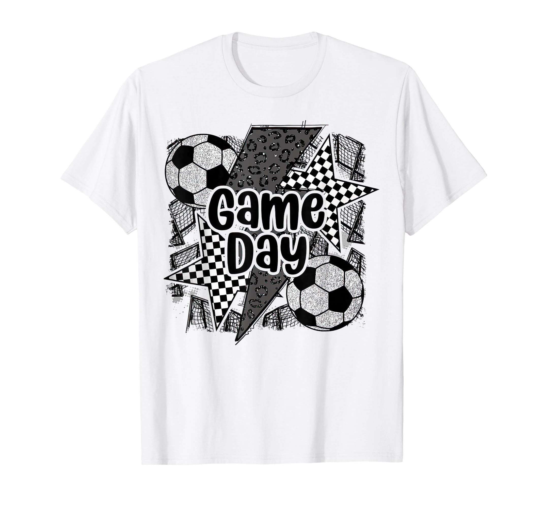 Coquette Soccer Mama Leopard Game T-Shirt - Custom Art Print for Adults - T-Shirt, Sweatshirt, Hoodie