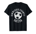 Dinwiddie County Soccer Distressed 90S T-Shirt - Graphic Print Men Women - T-Shirt, Sweatshirt, Hoodie