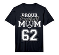 Personalised Proud Football Mother T-Shirt - Graphic Print Men Women - T-Shirt, Sweatshirt, Hoodie