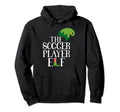 Soccer Player Elf Matching Family Group Hoodie - Trendy Graphic Men Women - T-Shirt, Sweatshirt, Hoodie