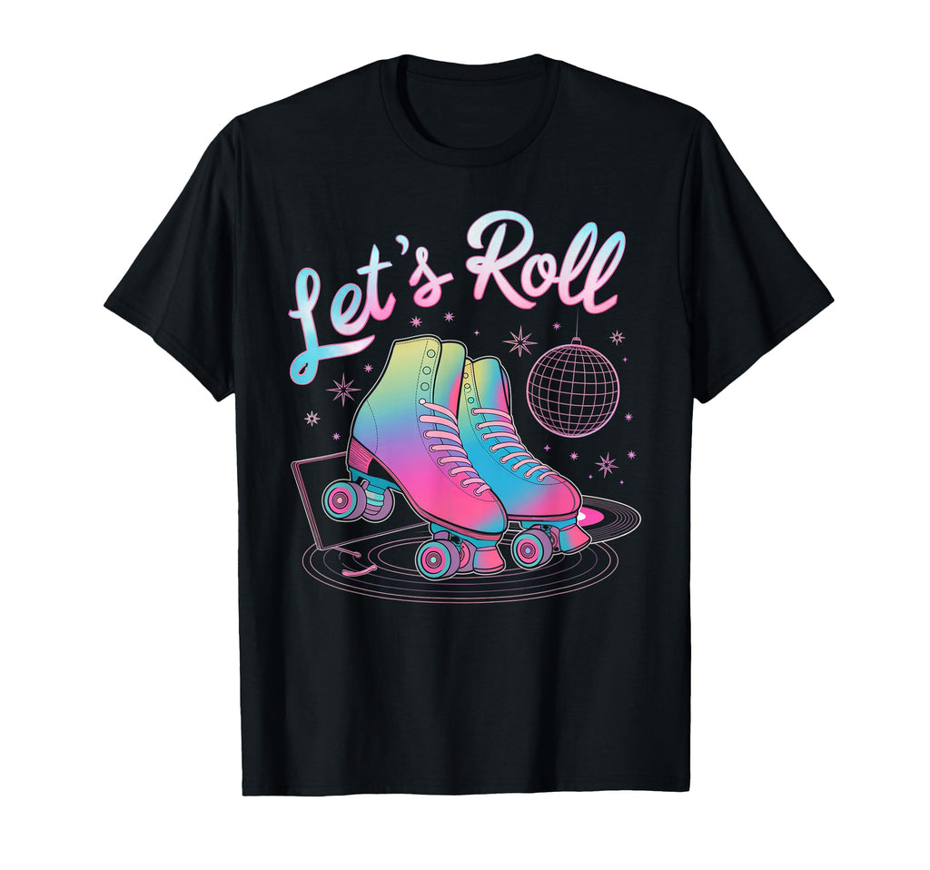 Roller Skating Party Favors Roller Skates T-Shirt - Custom Art Print Unisex - T-Shirt, Sweatshirt, Hoodie