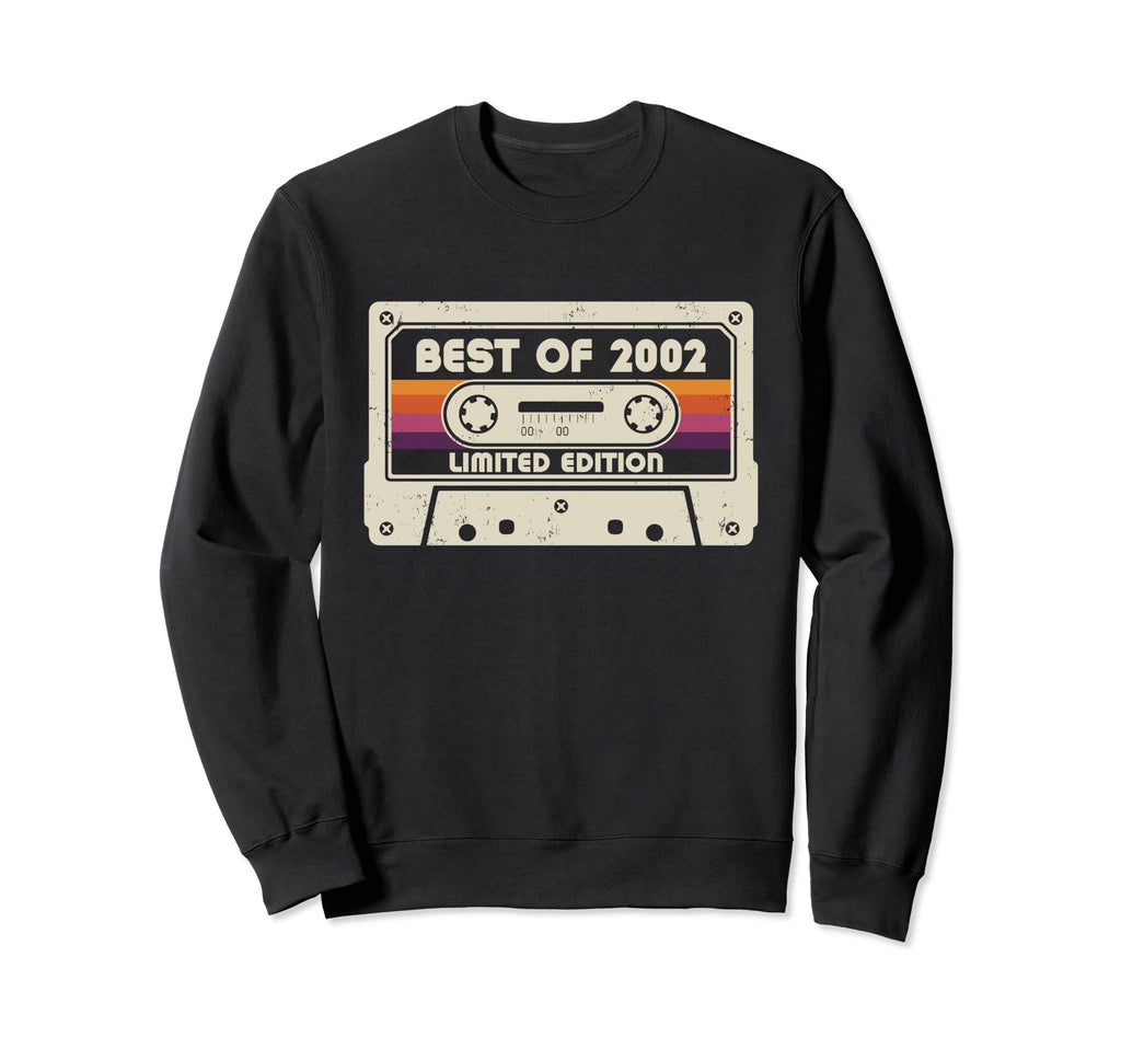 Best 2002 Cassette Tape Birthday Sweatshirt - Unique Graphic Unisex - T-Shirt, Sweatshirt, Hoodie