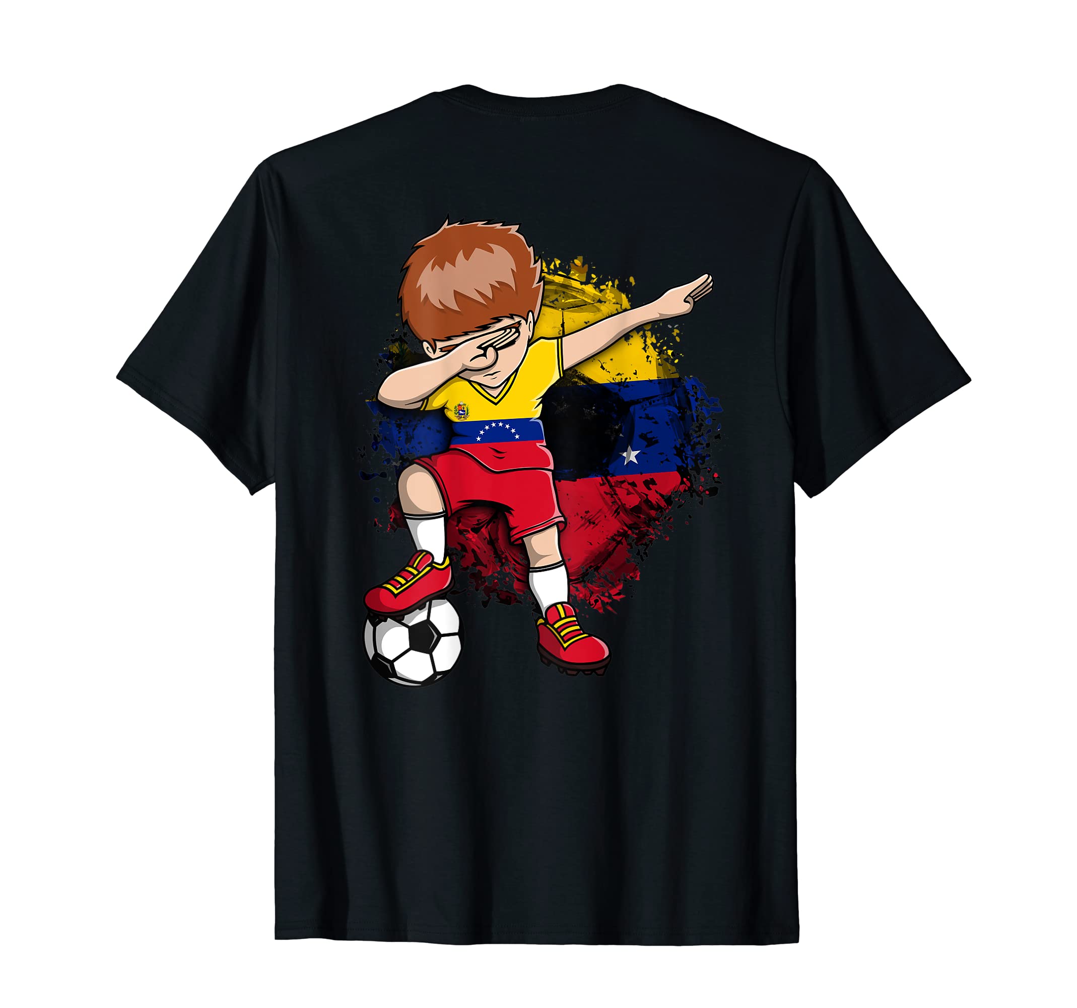 Dabbing Soccer Venezuela Jersey T-Shirt - Fun Novelty Design for Adults - T-Shirt, Sweatshirt, Hoodie