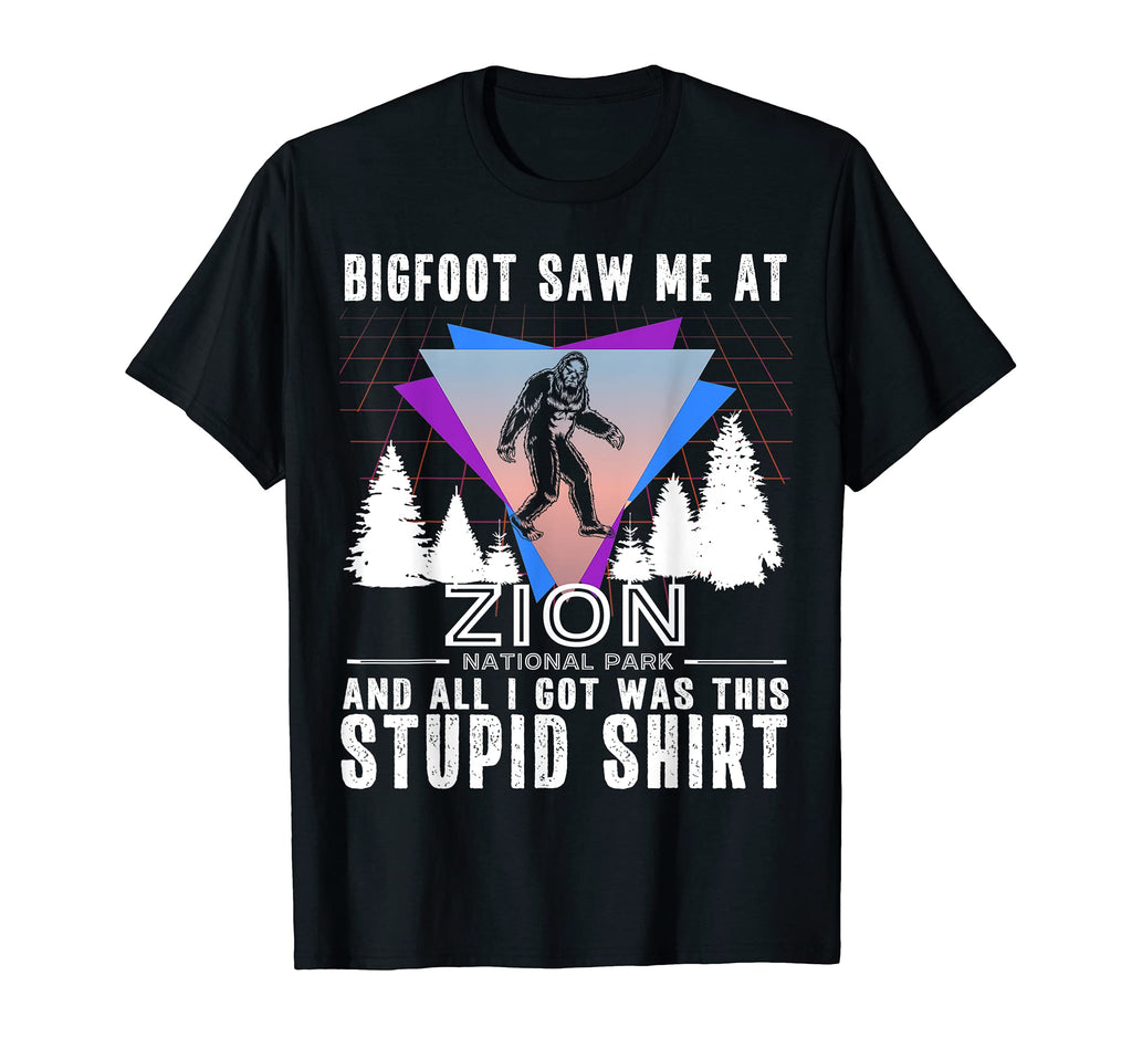 Zion National Park Utah Bigfoot Souvenir T-Shirt - Unique Graphic Unisex - T-Shirt, Sweatshirt, Hoodie