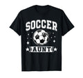 Coquette Bow Soccer Aunt Soccer Team Sport T-Shirt - Unique Graphic Unisex - T-Shirt, Sweatshirt, Hoodie
