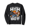 Ll Star Mom Birthday Basketball Sweatshirt - Novelty Apparel for Adults - T-Shirt, Sweatshirt, Hoodie