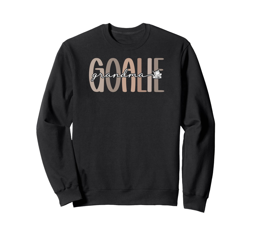 Ice Hockey Goalie Grandma Hockey Keeper Sweatshirt - Graphic Print Unisex - T-Shirt, Sweatshirt, Hoodie