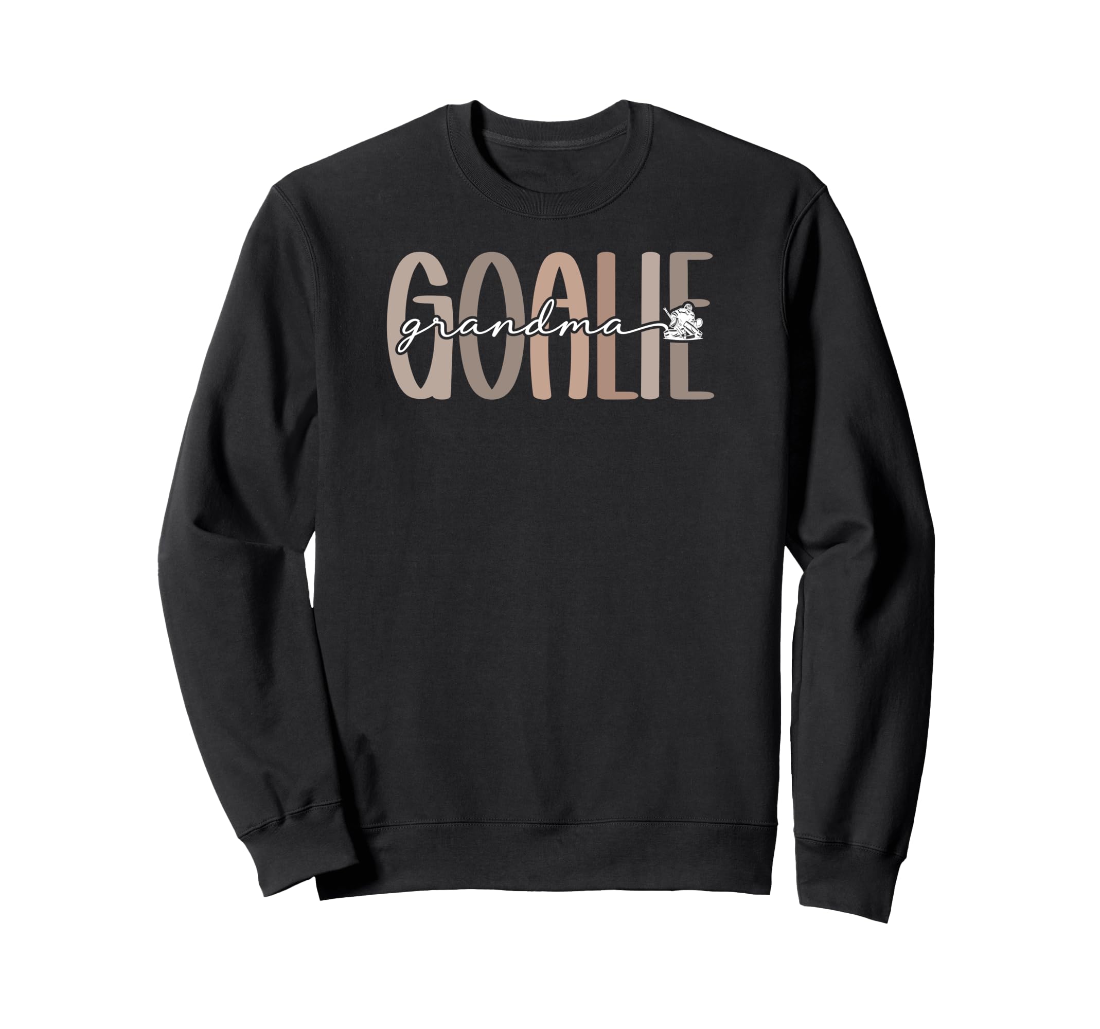 Ice Hockey Goalie Grandma Hockey Keeper Sweatshirt - Graphic Print Unisex - T-Shirt, Sweatshirt, Hoodie