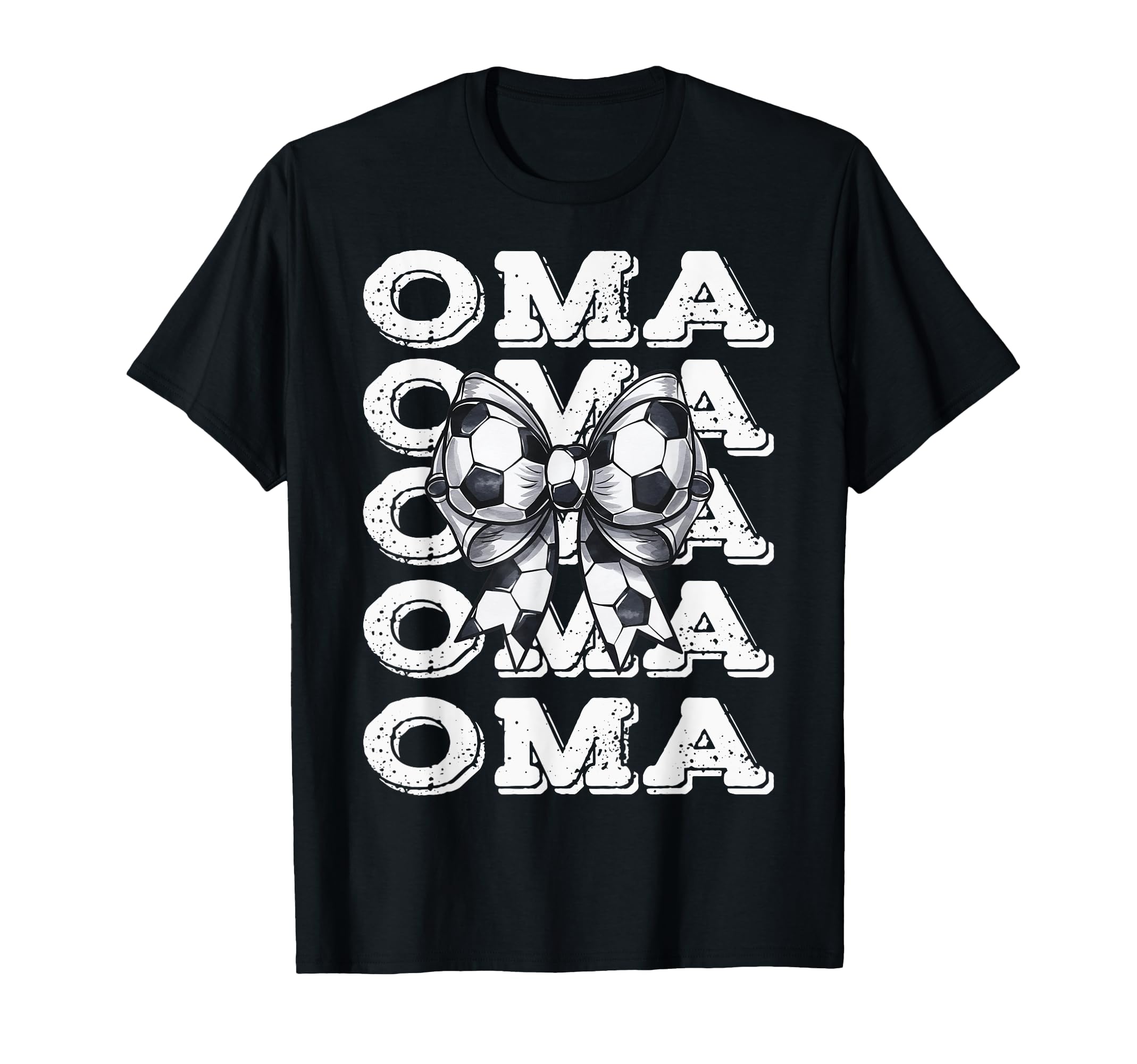 Coquette Soccer Oma Matching Family Bow T-Shirt - Trendy Graphic for Adults - T-Shirt, Sweatshirt, Hoodie