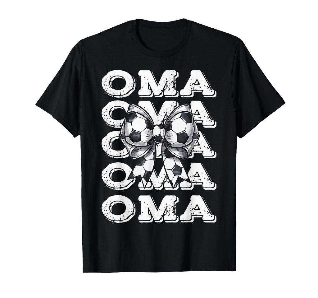 Coquette Soccer Oma Matching Family T-Shirt - Minimalist Print for Adults - T-Shirt, Sweatshirt, Hoodie