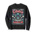Goalkeeper Ice Hockey Goalie Funny Sweatshirt - Graphic Print Unisex - T-Shirt, Sweatshirt, Hoodie