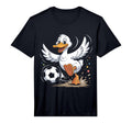 Mens Soccer Football Duck Kicking T-Shirt - Streetwear Style for Adults - T-Shirt, Sweatshirt, Hoodie