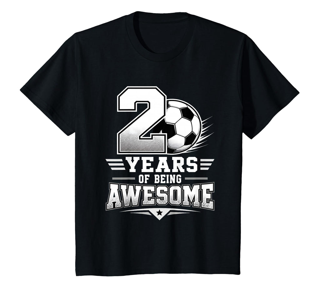 2Nd Birthday Soccer 2 Years Being T-Shirt - Minimalist Print Unisex - T-Shirt, Sweatshirt, Hoodie